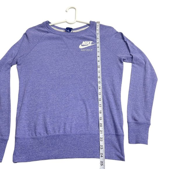 Nike Just Do it Women's Running Purple Long Sleeve Shirt Size S - Picture 6 of 10